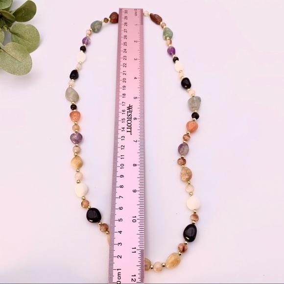 Mixed Natural Crystals & Stones Necklace - Picture 6 of 10
